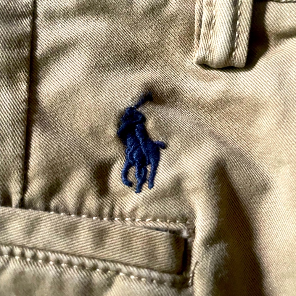 Men’s polo Ralph Lauren khaki shorts